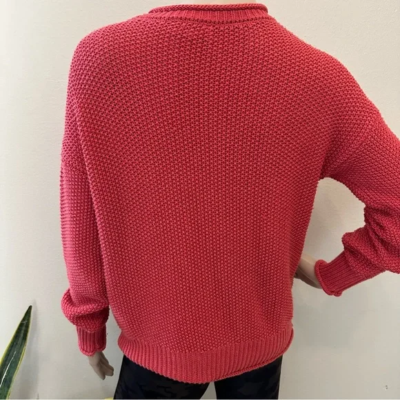 Jessica Simpson rust orange sweater Sz S - Picture 4 of 9